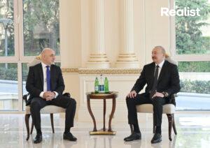 Prezident İlham Əliyev Gürcüstanın ölkəmizdə yeni təyin olunmuş səfirini qəbul edib